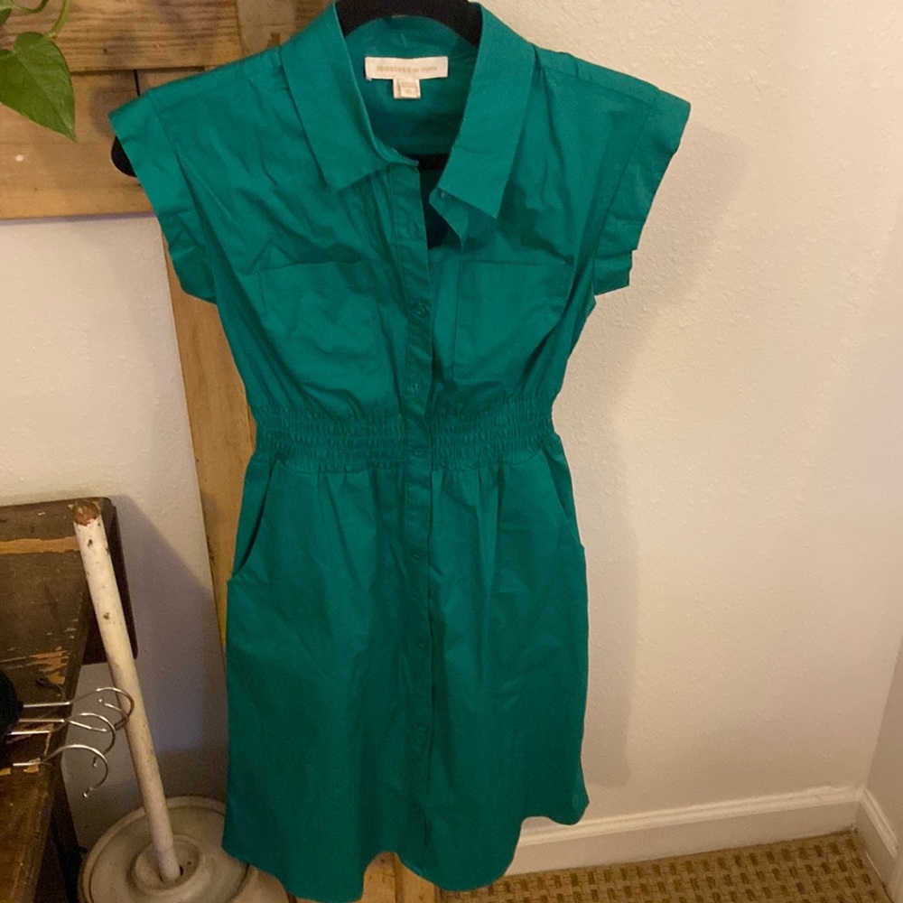 Green Dress Monteau XS
